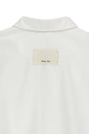 SMALL LOGO COTTON ZIP UP JUMPER IN WHITE image 6