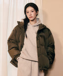 CLASSIC LOGO DOWN JACKET IN BLACK image 14