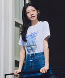 AEROCOOL VACANCE GRAPHIC TEE IN WHITE image 1