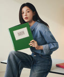 UNI BASIC DENIM SHIRT IN LIGHT BLUE image 2