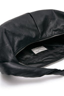 TWIST HANDLE SMALL HOBO BAG IN BLACK image 5