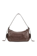 RIVET POINT QUAD SHOULDER BAG IN BROWN image 2