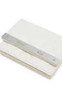 PUFF QUILT WALLET IN IVORY image 11