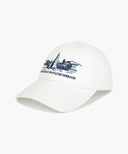 SAILING GRAPHIC COVERED CAP IN OFF WHITE image 7