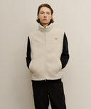 MARITHÉ SPORT FLEECE VEST IN IVORY image 1