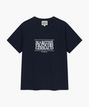 W CLASSIC LOGO TEE IN NAVY image 1