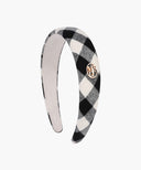 CIRCLE LOGO HAIR BAND IN BLACK image 1
