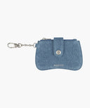 REGULAR LOGO PEANUT KEYRING WALLET IN BLUE image 1