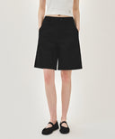 W BERMUDA HALF PANTS IN BLACK image 1