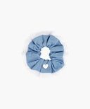 KIDS W LACE HAIR SCRUNCHIE IN BLUE image 1