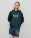 CLASSIC LOGO HOODIE IN DARK TEAL image 1