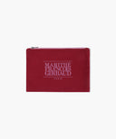 CLASSIC LOGO COLOR COTTON POUCH IN RED image 1