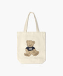 DOODLE BEAR ECO BAG IN NATURAL image 1