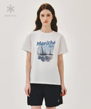 AEROCOOL VACANCE GRAPHIC TEE IN WHITE image 5