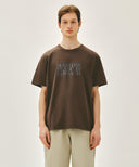 CLASSIC LOGO TEE IN BROWN image 1