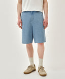 M MARINE DENIM EASY SHORTS IN LIGHT BLUE image 1