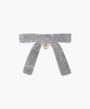 KNIT RIBBON HAIR PIN IN GRAY image 1