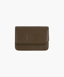 CLASSIC LOGO FLAP WALLET IN BROWN image 1