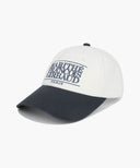 CLASSIC LOGO 6PANEL COLOR BLOCK CAP IN DARK GRAY image 1