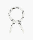 CLASSIC LOGO BANDANA SCARF IN WHITE image 4