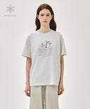 AEROCOOL LEMON CLASSIC LOGO TEE IN LIGHT HEATHER GREY image 1