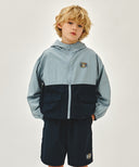 KIDS BEAR CLASSIC LOGO WINDBREAKER IN NAVY image 1