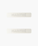 REGULAR LOGO METAL BALL HAIR PIN 2PACK IN IVORY image 1