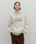VINTAGE STAMP GRAPHIC HOODIE (BRUSHED) IN OATMEAL image 1