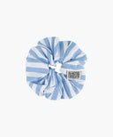 CLASSIC LOGO STRIPE HAIR SCRUNCHIE IN BLUE image 1