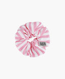CLASSIC LOGO STRIPE HAIR SCRUNCHIE IN PINK image 1