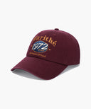ELLIPSE GRAPHIC CAP IN BURGUNDY image 1