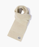 CLASSIC LOGO MUFFLER IN BEIGE image 1