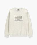 STITCH CLASSIC LOGO SWEATSHIRT (BRUSHED) IN OATMEAL image 1