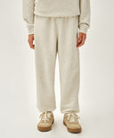 KIDS CLASSIC LOGO SWEAT PANTS IN OATMEAL image 1
