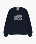 KIDS CLASSIC LOGO KNIT PULLOVER IN NAVY image 1