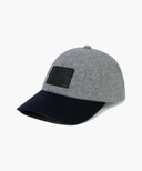 CLASSIC LOGO COLOR BLOCK WOOL CAP IN NAVY image 1