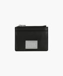 CLASSIC LOGO ZIP CARD WALLET IN BLACK image 5