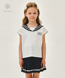 KIDS SAILOR AEROCOOL TEE IN WHITE image 1