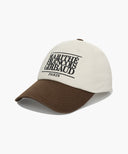 CLASSIC LOGO 6PANEL COLOR BLOCK CAP IN BROWN image 1