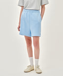 W REGULAR LOGO SWEAT SHORTS IN ICE BLUE image 1