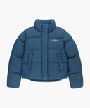 W DENIM CROP DOWN JACKET IN BLUE image 10