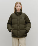 CLASSIC LOGO DOWN JACKET IN KHAKI image 5