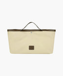 CLASSIC LOGO TOTE BAG IN LIGHT BEIGE image 1