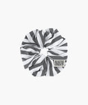 CLASSIC LOGO STRIPE HAIR SCRUNCHIE IN BLACK image 1