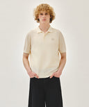 COOL TOUCH COLLAR HALF KNIT IN LIGHT BEIGE image 1