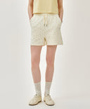 W VINTAGE CLASSIC LOGO SWEAT SHORTS IN FLOWER image 1