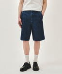 M MARINE DENIM EASY SHORTS IN BLUE image 1