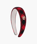 CIRCLE LOGO HAIR BAND IN RED image 1