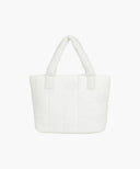CLASSIC LOGO SEERSUCKER PADDING BAG IN OFF WHITE image 1
