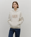 CLASSIC LOGO EMBROIDERY HOODIE (BRUSHED) IN OATMEAL